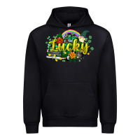 Black lucky gnomes truck St. Patrick's Urban Hoodie - HowdyJamesFarm