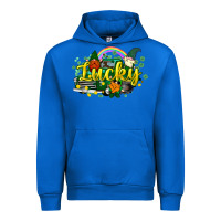 Cobalt lucky gnomes truck St. Patrick's Urban Hoodie - HowdyJamesFarm