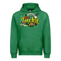 Emerald lucky gnomes truck St. Patrick's Urban Hoodie - HowdyJamesFarm