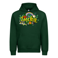 Forest Green lucky gnomes truck St. Patrick's Urban Hoodie - HowdyJamesFarm