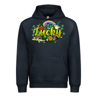 Navy lucky gnomes truck St. Patrick's Urban Hoodie - HowdyJamesFarm