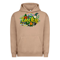 Pigment Burro lucky gnomes truck St. Patrick's Urban Hoodie - HowdyJamesFarm