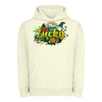 Pigment Pistachio lucky gnomes truck St. Patrick's Urban Hoodie - HowdyJamesFarm