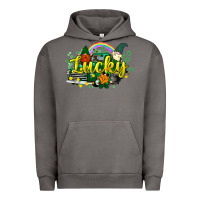Pigment Tornado lucky gnomes truck St. Patrick's Urban Hoodie - HowdyJamesFarm