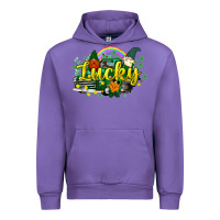Tulip lucky gnomes truck St. Patrick's Urban Hoodie - HowdyJamesFarm