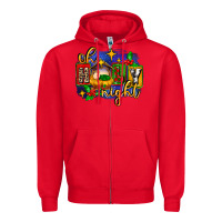 Red oh holy night with baby jesus for christmas Zipper Hoodie - MaliasSmallBusiness