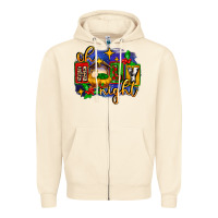 Oh Holy Night With Baby Jesus For Christmas Zipper Hoodie | Teevron