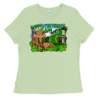 Matcha happy st. patrick's day cattle and calfs Ladies Tee - RanaPortraitStore