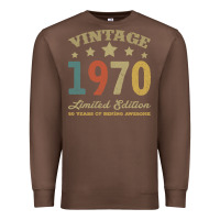 Chestnut Vintage 1970 Limited Edition 50 Years Of Being Awesome Premium Sweatshirt - Bettercallsaul