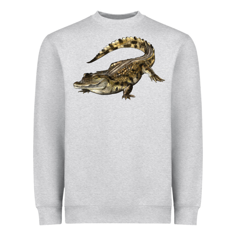Crocodile Heavyweight Sweatshirt by LillyAllenDesigns | Teevron