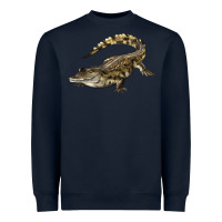 Navy crocodile Heavyweight Sweatshirt - LillyAllenDesigns