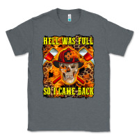 Charcoal Heather Western Hell Was Full So I Came Back Classic Tee - LillyAllenDesigns