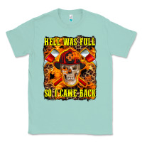 Seafoam Western Hell Was Full So I Came Back Classic Tee - LillyAllenDesigns