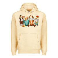 Pina Colada Thankful Coffee Cups Premium Hoodie - texasbilliewilder