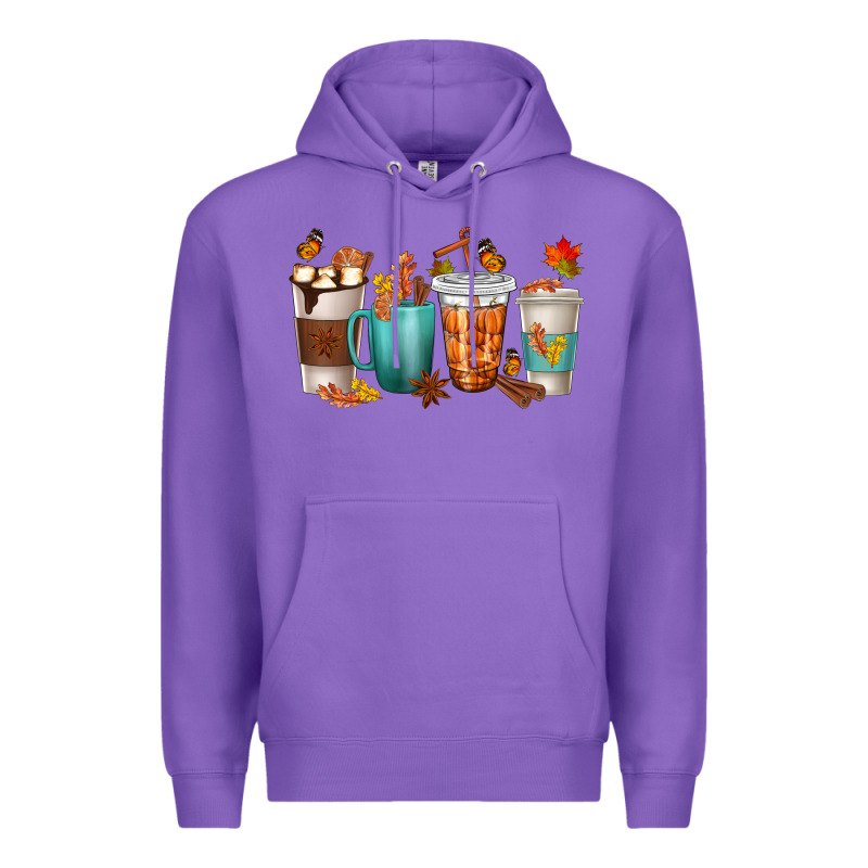 Thankful Coffee Cups Premium Hoodie by texasbilliewilder | Teevron