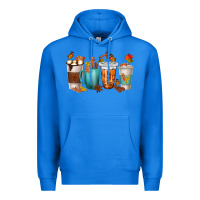 True Royal Thankful Coffee Cups Premium Hoodie - texasbilliewilder