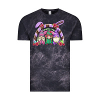 Cloud Black easter gnomes rainbow Vintage Tee - Artiststas