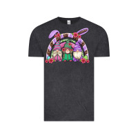 Vintage Black easter gnomes rainbow Vintage Tee - Artiststas
