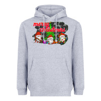 Heather Grey Merry Christmas - Gnome - Gnome Heavyweight Hoodie - Bettercallsaul