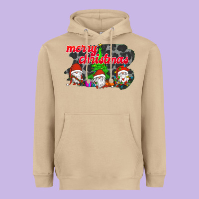 Merry Christmas - Gnome - Gnome Heavyweight Hoodie Designed By Bettercallsaul