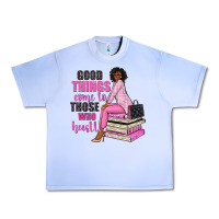 Grape Ice good things come to those who hustle Urban Heavy Tee - NancyCooperArtShop