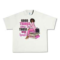 Pistachio good things come to those who hustle Urban Heavy Tee - NancyCooperArtShop