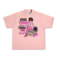 Salmon good things come to those who hustle Urban Heavy Tee - NancyCooperArtShop