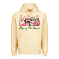 Pina Colada pink  merry christmas coffee Premium Hoodie - JahusDesignShop