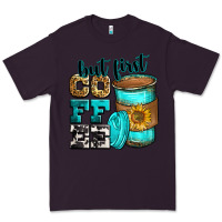 Plum but first coffee Premium Tee - Zillion Design Studio