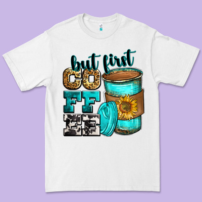 But First Coffee Premium Tee Designed By Zillion Design Studio