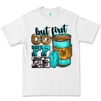 White but first coffee Premium Tee - Zillion Design Studio