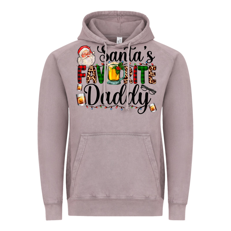 Santa's Favorite Daddy Vintage Hoodie by AdoDesignShop | Teevron