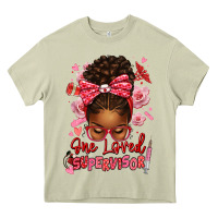 Mossy one loved supervisor afro messy bun Heavy Core Tee - texasbilliewilder