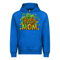 Cobalt Lucky Mom  St. Patrick's Day Urban Hoodie - CowGirlArtShop