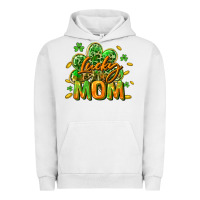 Pigment Lunar Rock Lucky Mom  St. Patrick's Day Urban Hoodie - CowGirlArtShop
