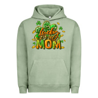 Pigment Oil Green Lucky Mom  St. Patrick's Day Urban Hoodie - CowGirlArtShop