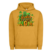 Pigment Peanut Butter Lucky Mom  St. Patrick's Day Urban Hoodie - CowGirlArtShop