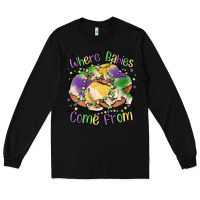 Black where babies come from Long Sleeve Tee - MaliasSmallBusiness