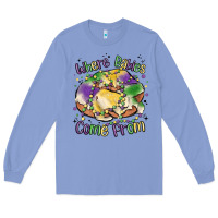 Colony Blue where babies come from Long Sleeve Tee - MaliasSmallBusiness