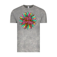Cloud Rock hello spring sunflower Vintage Tee - Artiststas
