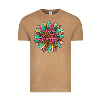 Vintage Camel hello spring sunflower Vintage Tee - Artiststas