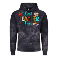 Cloud Black best teacher ever Vintage Hoodie - RanaPortraitStore