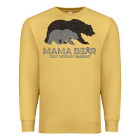 Antique Gold Mama Bear Sleep Disorders Awareness Premium Sweatshirt - Bettercallsaul