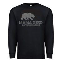 Black Mama Bear Sleep Disorders Awareness Premium Sweatshirt - Bettercallsaul