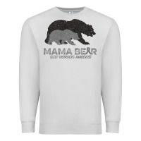 Dove Grey Mama Bear Sleep Disorders Awareness Premium Sweatshirt - Bettercallsaul