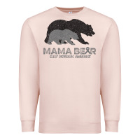 Pale Pink Mama Bear Sleep Disorders Awareness Premium Sweatshirt - Bettercallsaul