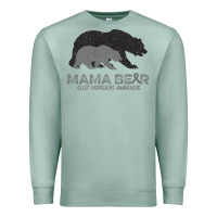 Seafoam Mama Bear Sleep Disorders Awareness Premium Sweatshirt - Bettercallsaul