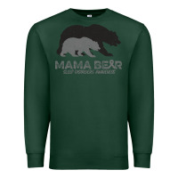 Sports Green Mama Bear Sleep Disorders Awareness Premium Sweatshirt - Bettercallsaul