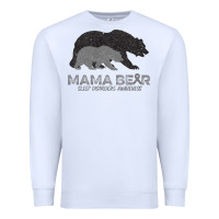 White Mama Bear Sleep Disorders Awareness Premium Sweatshirt - Bettercallsaul