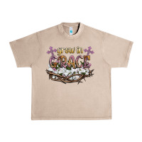 French Oak grow in grace Urban Heavy Tee - NancyCooperArtShop